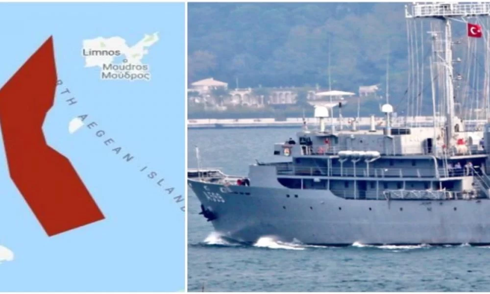 Ρότα για την περιοχή της παράνομης NAVTEX χάραξε το Τσεσμέ - Εμείς θα συνεχίζουμε τον "διάλογο";